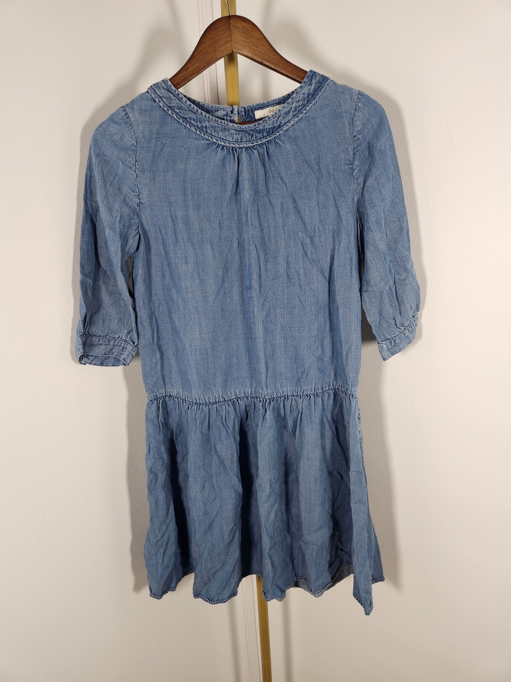 Boden Light Denim Mini Dress